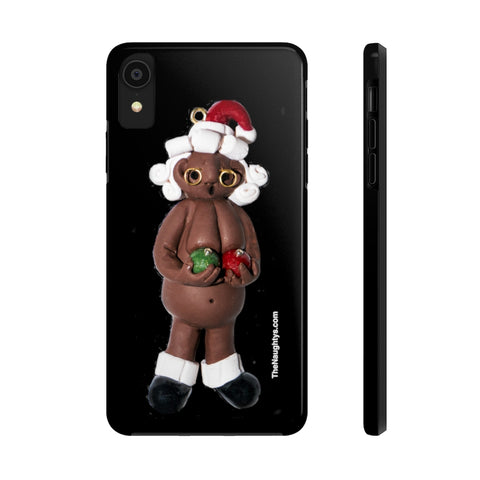 Naughty Mrs Santa Claus Holding Her Balls   Case Mate Tough Phone Cases