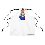 Naughty Mooning Snowman Frontside Apron