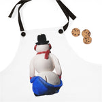 Naughty Mooning Snowman Backside Apron