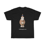 Naughty Mr Birthday Santa Unisex Heavy Cotton Tee