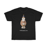 Naughty Mr Birthday Santa Unisex Heavy Cotton Tee