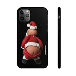 Naughty Mooning Santa Claus Case Mate Tough Phone Cases