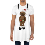 Naughty Mrs African American Santa Claus holding Ornaments Apron