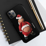 Naughty Mooning Santa Claus Case Mate Tough Phone Cases
