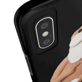 Naughty Finger Salute Santa  Case Mate Tough Phone Cases