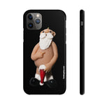 Naughty Finger Salute Santa  Case Mate Tough Phone Cases