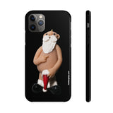 Naughty Finger Salute Santa  Case Mate Tough Phone Cases