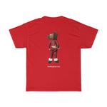 Naughty Kiss My Mistletoe Moose Unisex Heavy Cotton Tee