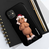 Naughty Mrs Santa Claus Holding Her Boobs Case Mate Tough Phone Cases