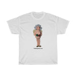 Naughty Mrs Elderly Angel  Unisex Heavy Cotton Tee