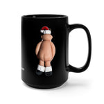 Naughty Santa with Package Mug 15 oz