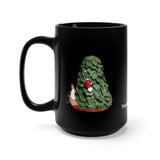 Naughty I Saw Mommy Kissing Santa Mug 15 oz