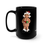 Naughty Mrs Santa Claus with Balls  Mug 15 oz