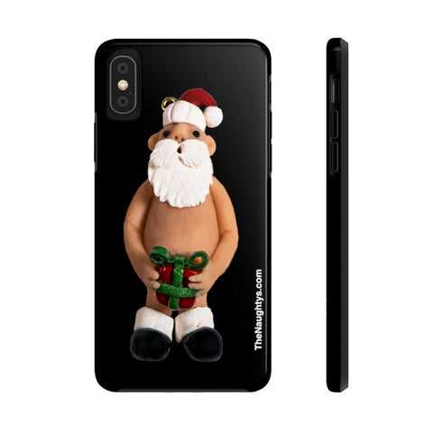 Naughty Mr Santa Claus Holding His Package Case Mate Tough Phone Cases