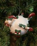 The Naughtys™ – Naughty Snowballed Elf (Christmas Tree Ornament)