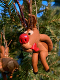 THE NAUGHTYS™ - Pooping Rudolph  Christmas Tree Ornament