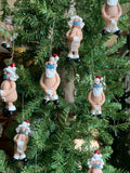 Covid Mr/Mrs Santa Claus Christmas Tree Ornament by The Naughtys® -