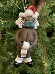 Covid Mr/Mrs Santa Claus Christmas Tree Ornament by The Naughtys® -