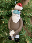 Covid Mr/Mrs Santa Claus Christmas Tree Ornament by The Naughtys® -