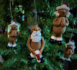 The Naughtys™ – Mr and Mrs Naughty Santa Claus (Ethnic/African American) (Christmas Tree Ornament)
