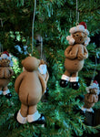 The Naughtys™ – Mr and Mrs Naughty Santa Claus (Ethnic/African American) (Christmas Tree Ornament)