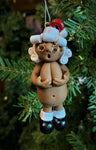 The Naughtys™ – Mr and Mrs Naughty Santa Claus (Ethnic/African American) (Christmas Tree Ornament)