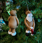 The Naughtys™ – Mr and Mrs Naughty Santa Claus (Ethnic/African American) (Christmas Tree Ornament)