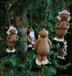 The Naughtys™ – Mr and Mrs Naughty Santa Claus (Ethnic/African American) (Christmas Tree Ornament)
