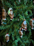The Naughtys™ – Mr and Mrs Naughty Santa Claus (Ethnic/African American) (Christmas Tree Ornament)