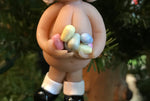 The Naughtys™ - Mr and Mrs Naughty Easter Santa Claus (Tree Ornaments)