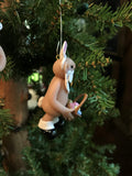 The Naughtys™ - Mr and Mrs Naughty Easter Santa Claus (Tree Ornaments)