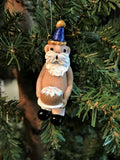 The Naughtys™ - Naughty Birthday Santa (Christmas Tree Ornament)