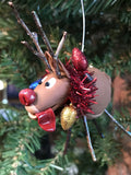 The Naughtys™ - Buck Naked the Naughty Reindeer (Christmas Tree Ornament)