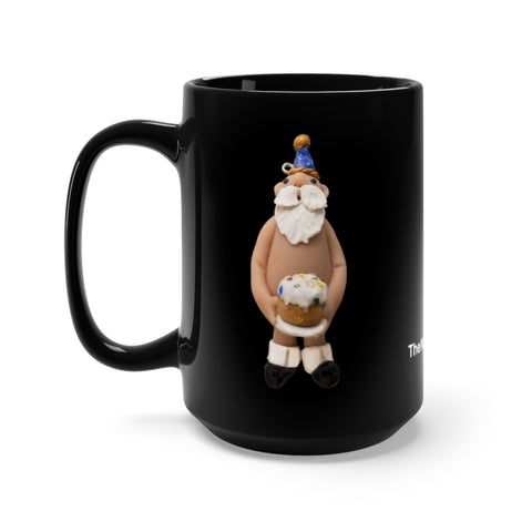 Naughty Birthday Santa Coffee Mug 15oz