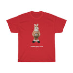 Naughty Mr Easter Santa Unisex Heavy Cotton Tee