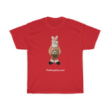 Naughty Mr Easter Santa Unisex Heavy Cotton Tee