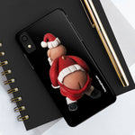 Naughty Mooning Santa Claus Case Mate Tough Phone Cases