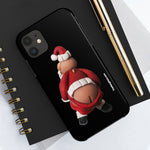 Naughty Mooning Santa Claus Case Mate Tough Phone Cases