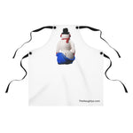 Naughty Mooning Snowman Backside Apron