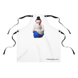 Naughty Mooning Snowman Backside Apron