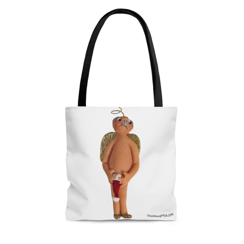 Naughty Mr Elderly Angel Tote Bag