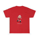 Naughty Mooning Santa  Unisex Heavy Cotton Tee