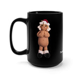Mrs Naughty Santa Claus Holding Boobs Mug 15 oz