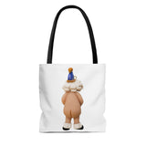 Naughty Mrs Birthday Santa Tote Bag