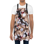 Naughty Mr Santa Claus Collage Apron