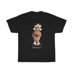 Naughty Mrs Claus Holding Her Balls  Unisex Heavy Cotton Tee