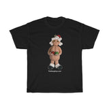 Naughty Mrs Claus Holding Her Balls  Unisex Heavy Cotton Tee