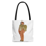 Naughty Mr Elderly Angel Tote Bag