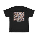 Naughty Santa Collage   Unisex Heavy Cotton Tee