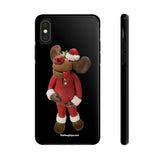 Naughty Kiss My Mistletoe Moose Case Mate Tough Phone Cases
